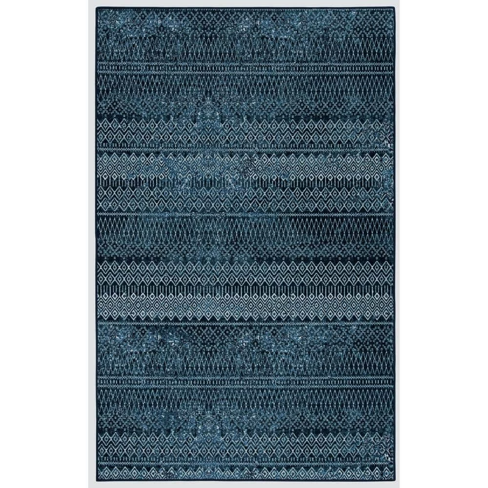 Prale Denim Blue 6 ft. x 9 ft. Moroccan Area Rug by Mohawk Home 3 Prale Denim Blue 6 ft. x 9 ft. Moroccan Area Rug by Mohawk Home