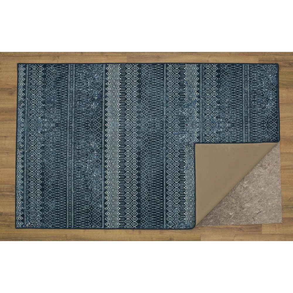 Prale Denim Blue 6 ft. x 9 ft. Moroccan Area Rug by Mohawk Home 7 Prale Denim Blue 6 ft. x 9 ft. Moroccan Area Rug by Mohawk Home - Image 5