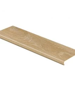 Dusk Cherry/Shea Oak 47 in. L x 12-1/8 in. W x 2-3/16 in. T Vinyl Overlay to Cover Stairs 1-1/8 in. T to 1-3/4 in. T by Cap A Tread