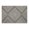 Fairholm Fog/Vaporous Gray 2 ft. 6 in. x 3 ft. 9 in. Geometric Machine Washable Area Rug by Mohawk Home -Mohawk Home Sales fog vaporous gray mohawk home area rugs 872632 64 1000
