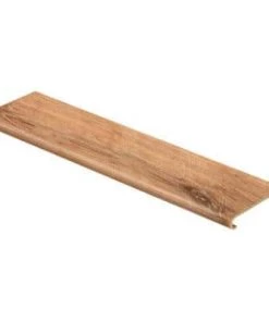 Fresh Oak/Elk Wood 47 in. Length x 12-1/8 in. Deep x 1-11/16 in. Height Vinyl to Cover Stairs 1 in. Thick by Cap A Tread