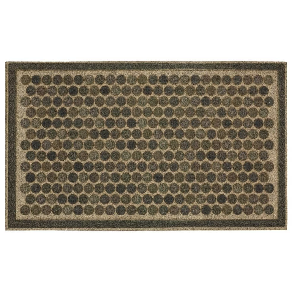 Colorful Dots Gray 18 in. x 30 in. Ornamental Entry Mat by Mohawk Home 3 Colorful Dots Gray 18 in. x 30 in. Ornamental Entry Mat by Mohawk Home
