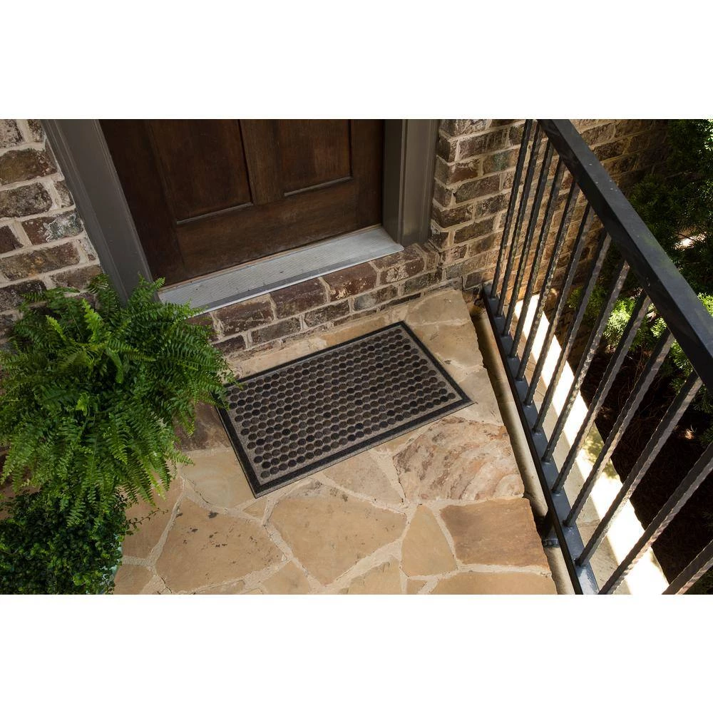 Colorful Dots Gray 18 in. x 30 in. Ornamental Entry Mat by Mohawk Home 4 Colorful Dots Gray 18 in. x 30 in. Ornamental Entry Mat by Mohawk Home - Image 2