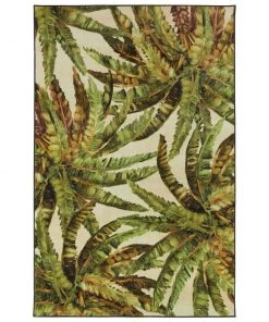 Verde Palm Green 8 ft. x 10 ft. Tropical Area Rug by Mohawk Home
