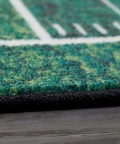 Football Yards Green 8 ft. x 10 ft. Whimsical Area Rug by Mohawk Home -Mohawk Home Sales green mohawk home kids rugs 064608 40 1000