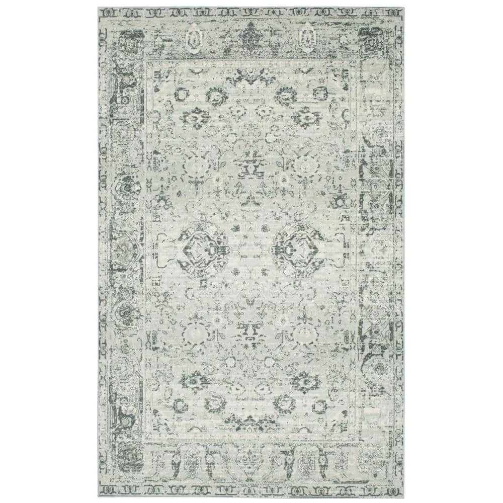 Henrietta Grey 8 ft. x 10 ft. Distressed Area Rug by Mohawk Home 3 Henrietta Grey 8 ft. x 10 ft. Distressed Area Rug by Mohawk Home