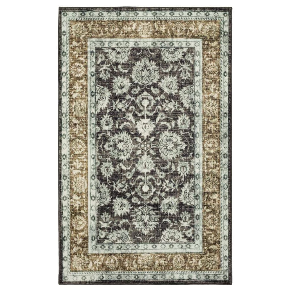 Worcester Grey 9 ft. x 12 ft. Oriental Area Rug by Mohawk Home 3 Worcester Grey 9 ft. x 12 ft. Oriental Area Rug by Mohawk Home