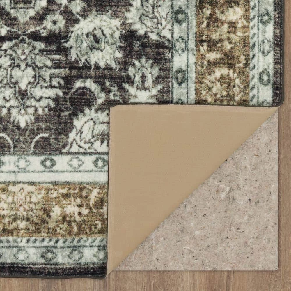 Worcester Grey 9 ft. x 12 ft. Oriental Area Rug by Mohawk Home 7 Worcester Grey 9 ft. x 12 ft. Oriental Area Rug by Mohawk Home - Image 5