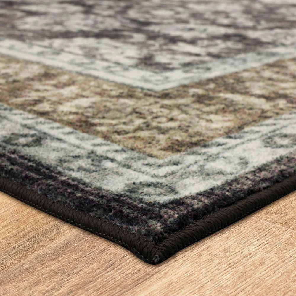 Worcester Grey 9 ft. x 12 ft. Oriental Area Rug by Mohawk Home 8 Worcester Grey 9 ft. x 12 ft. Oriental Area Rug by Mohawk Home - Image 6