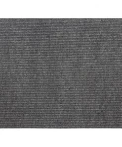 Mohawk Home Sales 15 Striped Utility Mat Grey Indoor/Outdoor 36 in. x 48 in. Utility Door Mat by Mohawk Home