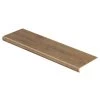 Harvest Cherry 47 in. L x 12-1/8 in. W x 2-3/16 in. T Laminate to Cover Stairs 1-1/8 in. T to 1-3/4 in. T by Cap A Tread