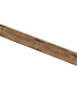 Heirloom Pine/Mountain Knot 94 in. L x 1/2 in. T x 7-3/8 in. W Vinyl Overlay Riser by Cap A Tread