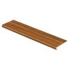 Jatoba 47 in. Long x 12-1/8 in. Wide x 1-11/16 in. Thick Laminate to Cover Stairs 1 in. Thick by Cap A Tread -Mohawk Home Sales high gloss natural jatoba cap a tread laminate stair treads 016071583 64 1000