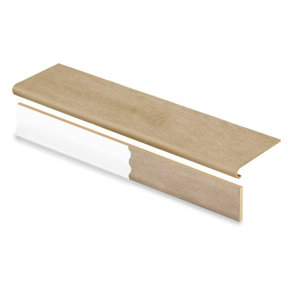 Hunt River Hickory Brown1-11/16 in. T x 12-1/8 in. W x 47 in. L for Stairs 1 in. T Stair Tread and Reversible Riser Kit by Cap A Tread 3 Hunt River Hickory Brown1-11/16 in. T x 12-1/8 in. W x 47 in. L for Stairs 1 in. T Stair Tread and Reversible Riser Kit by Cap A Tread