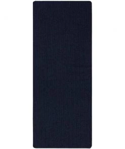 Striped Utility Mat Indigo Indoor/Outdoor 24 in. x 60 in. Utility Door Mat by Mohawk Home
