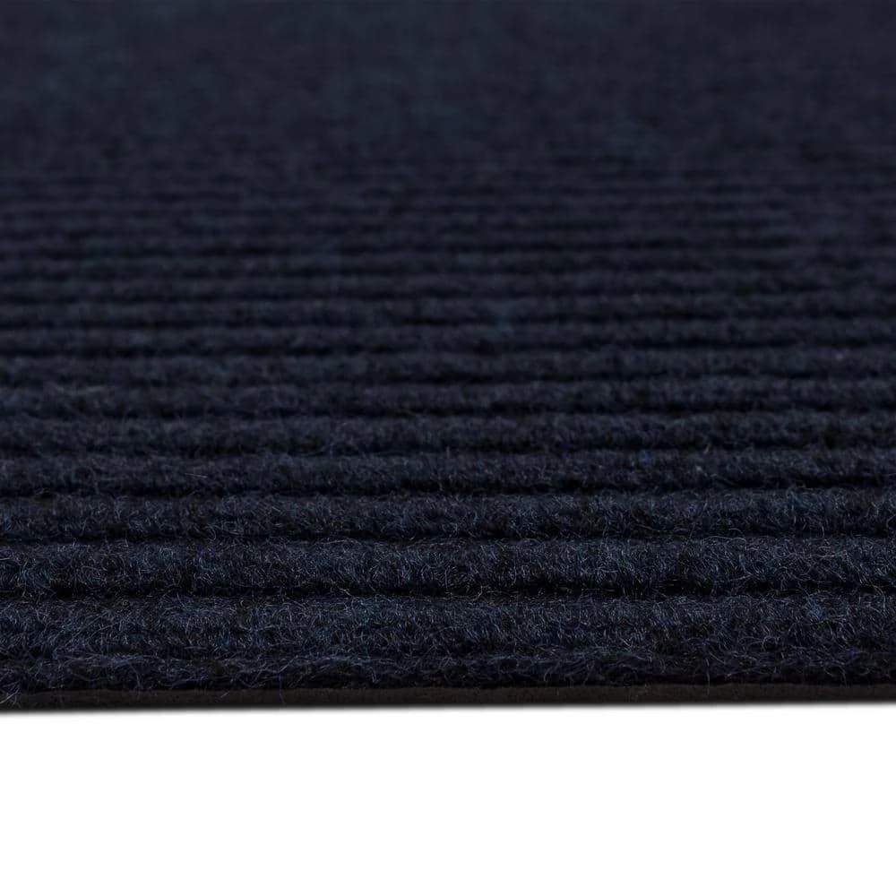 Striped Utility Mat Indigo Indoor/Outdoor 24 in. x 72 in. Utility Door Mat by Mohawk Home 5 Striped Utility Mat Indigo Indoor/Outdoor 24 in. x 72 in. Utility Door Mat by Mohawk Home - Image 3