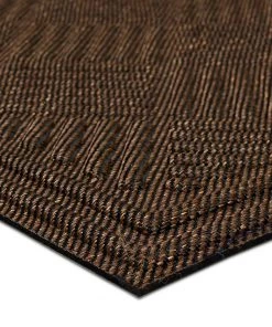 Parquet Impressions Jacquard Copper 24 in. x 36 in. Recycled Rubber Indoor/Outdoor Door Mat by Mohawk Home -Mohawk Home Sales jacquard copper mohawk home door mats 752798 1d 1000