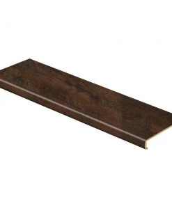 Java Scraped Oak 47 in. L x 12-1/8 in. W x 2-3/16 in. T Laminate to Cover Stairs 1-1/8 in. to 1-3/4 in. T by Cap A Tread