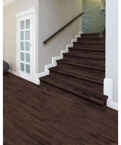 Java Scraped Oak Stair Tread & Reversible Riser Kit 47 in. L x 12-1/8 in. W x 1-11/16 in. T to Cover Stairs 1 in. Thick by Cap A Tread -Mohawk Home Sales java scraped oak cap a tread laminate stair treads 01c074570 31 1000
