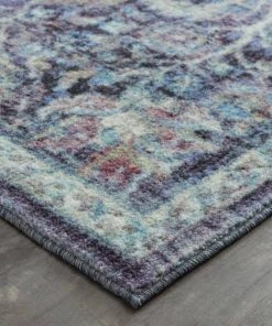 Elizabeth Medium Blue 9 ft. x 12 ft. Distressed Area Rug by Mohawk Home -Mohawk Home Sales medium blue mohawk home area rugs 142931 77 1000