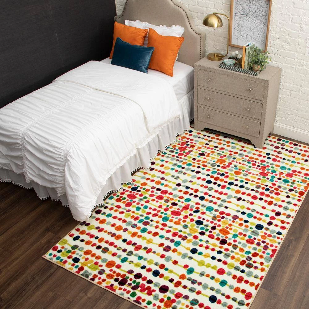 Delerus Multi 7 ft. 6 in. x 10 ft. Geometric Area Rug by Mohawk Home 4 Delerus Multi 7 ft. 6 in. x 10 ft. Geometric Area Rug by Mohawk Home - Image 2