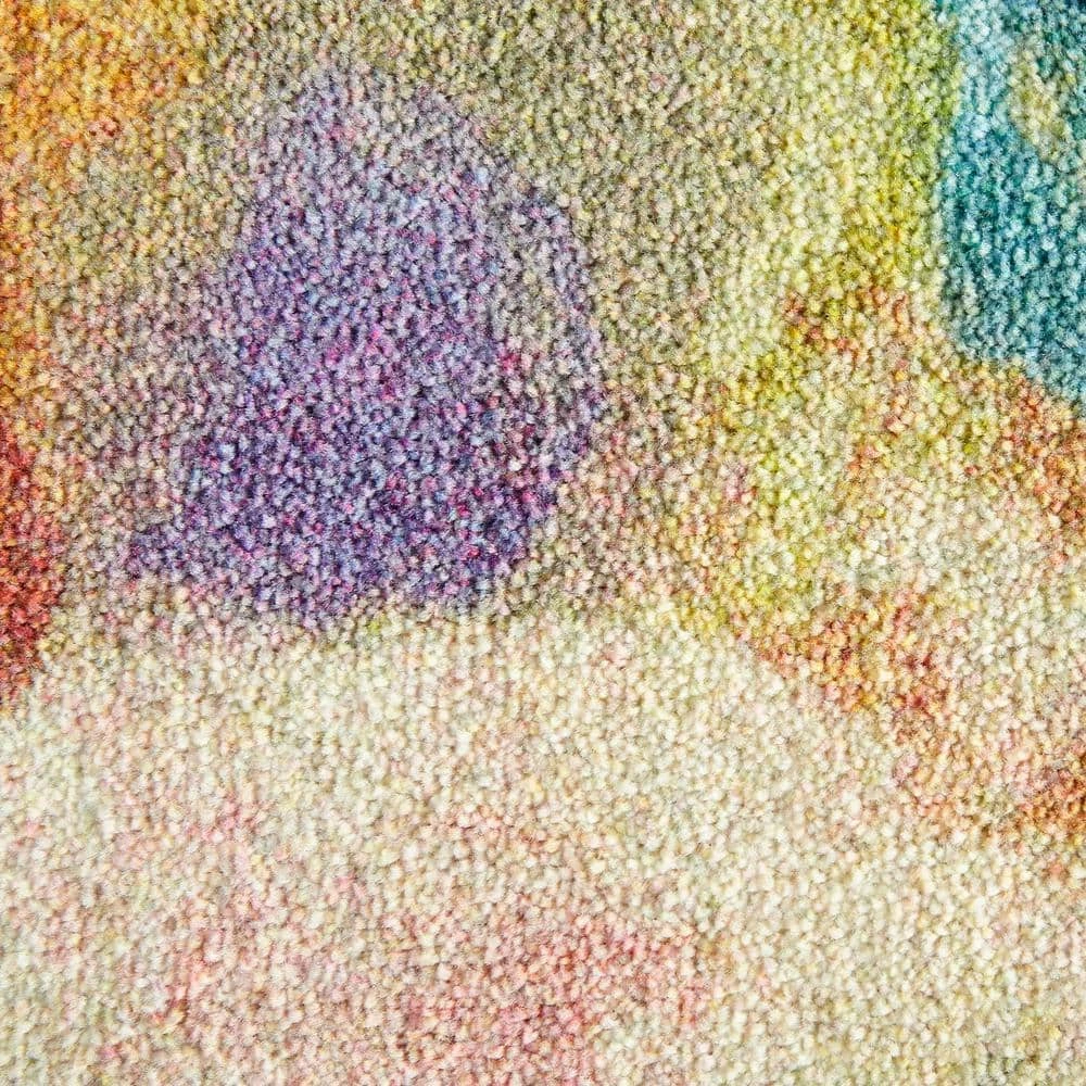 Blurred Blossoms Multi 8 ft. x 10 ft. Floral Area Rug by Mohawk Home 10 Blurred Blossoms Multi 8 ft. x 10 ft. Floral Area Rug by Mohawk Home - Image 8