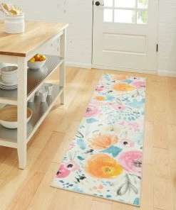 Watercolor Floral Multi 8 ft. x 10 ft. Floral Area Rug by Mohawk Home -Mohawk Home Sales multi mohawk home area rugs 050366 31 1000