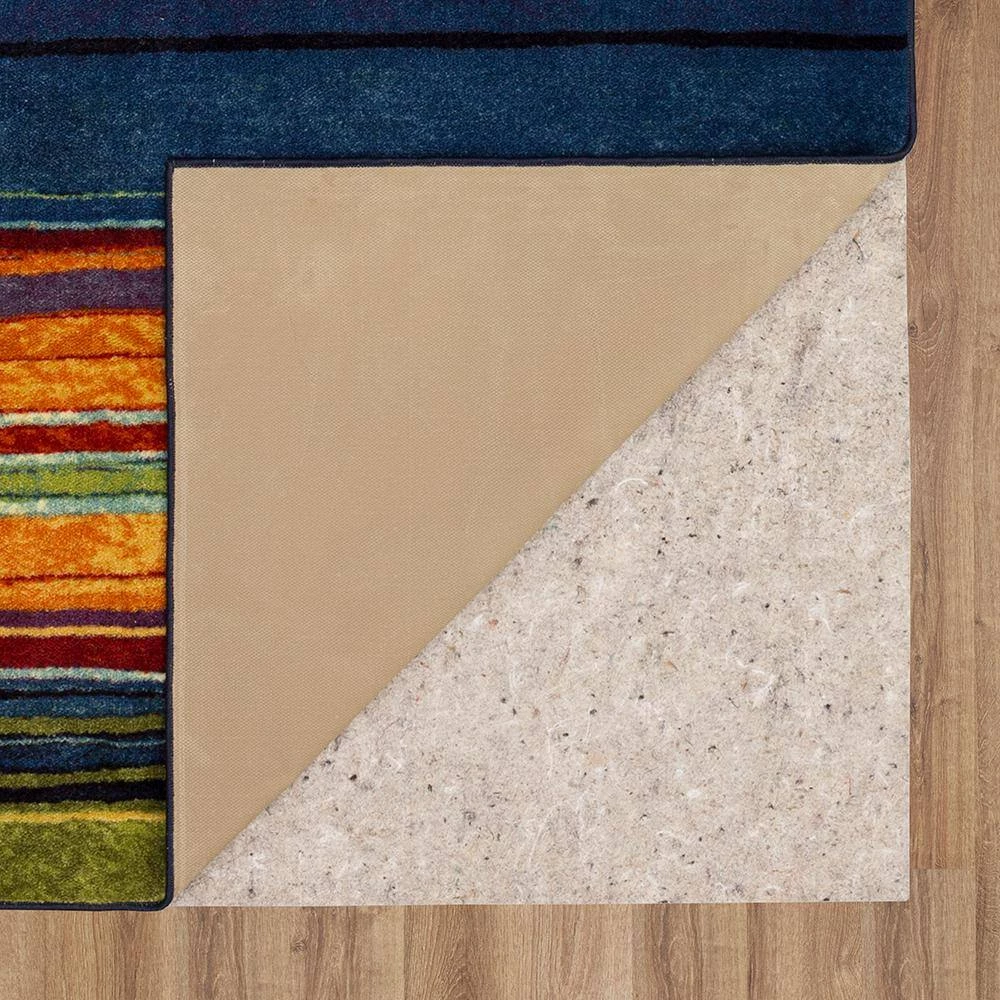 Rainbow Multi 2 ft. x 8 ft. Machine Washable Striped Runner Rug by Mohawk Home 8 Rainbow Multi 2 ft. x 8 ft. Machine Washable Striped Runner Rug by Mohawk Home - Image 6