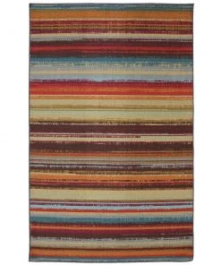 Avenue Stripe Multi 5 ft. x 8 ft. Indoor/Outdoor Area Rug by Mohawk Home 21 Avenue Stripe Multi 5 ft. x 8 ft. Indoor/Outdoor Area Rug by Mohawk Home -Mohawk Home Sales multi mohawk home area rugs 379919 4f 1000