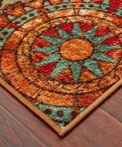 Caravan Medallion Multi 2 ft. x 8 ft. Machine Washable Runner Rug by Mohawk Home -Mohawk Home Sales multi mohawk home area rugs 418724 40 1000
