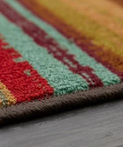 Boho Stripe Multi 2 ft. x 8 ft. Machine Washable Striped Runner Rug by Mohawk Home 20 Boho Stripe Multi 2 ft. x 8 ft. Machine Washable Striped Runner Rug by Mohawk Home -Mohawk Home Sales multi mohawk home area rugs 418731 c3 1000