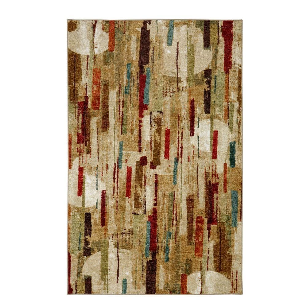 Facets Multi 5 ft. x 8 ft. Abstract Area Rug by Mohawk Home 3 Facets Multi 5 ft. x 8 ft. Abstract Area Rug by Mohawk Home