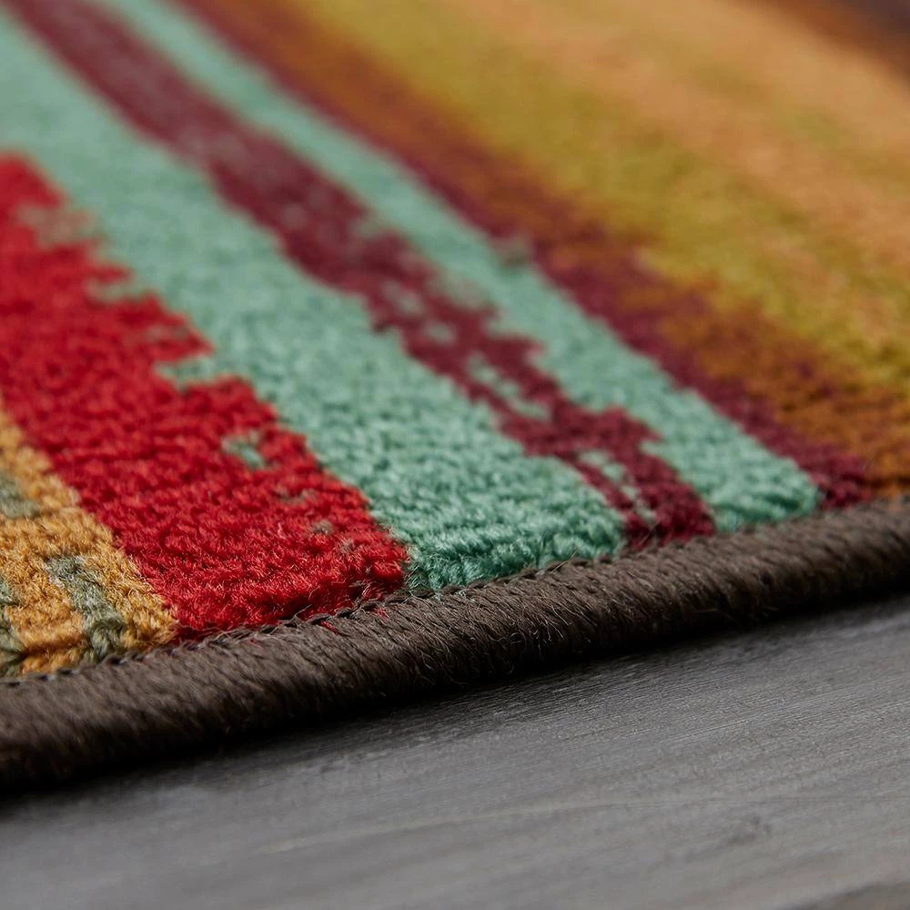 Boho Multi 2 ft. x 5 ft. Machine Washable Striped Modern Runner Rug by Mohawk Home 9 Boho Multi 2 ft. x 5 ft. Machine Washable Striped Modern Runner Rug by Mohawk Home - Image 7