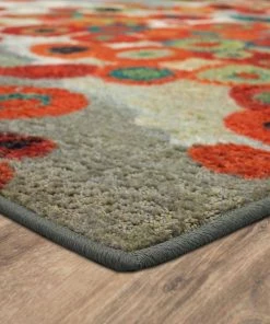 Tossed Floral Multi 2 ft. x 8 ft. Machine Washable Abstract Runner Rug by Mohawk Home -Mohawk Home Sales multi mohawk home area rugs 512620 40 1000