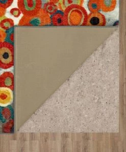 Tossed Floral Multi 2 ft. x 8 ft. Machine Washable Abstract Runner Rug by Mohawk Home -Mohawk Home Sales multi mohawk home area rugs 512620 66 1000