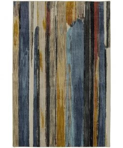 Eureka Multi 5 ft. x 8 ft. Striped Area Rug by Mohawk Home