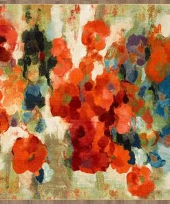 Colorful Garden Multi 10 ft. x 10 ft. Floral Square Area Rug by Mohawk Home -Mohawk Home Sales multi mohawk home area rugs 682002 c3 1000