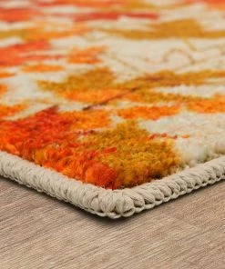 Fall Leaves Multi 2 ft. 6 in. x 4 ft. 2 in. Machine Washable Area Rug by Mohawk Home -Mohawk Home Sales multi mohawk home area rugs 726874 1d 1000