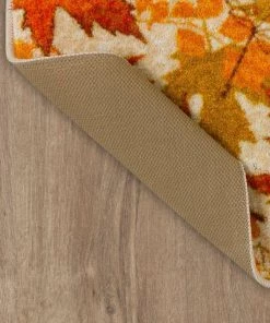 Fall Leaves Multi 2 ft. 6 in. x 4 ft. 2 in. Machine Washable Area Rug by Mohawk Home -Mohawk Home Sales multi mohawk home area rugs 726874 66 1000