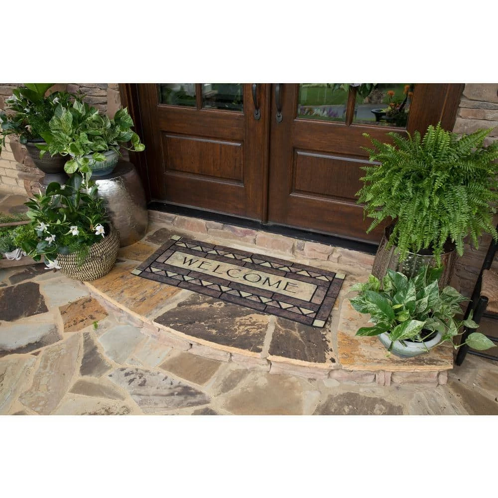 Celtic Rocks Estate Multi 19.5 in. x 47 in. Door Mat by Mohawk Home 5 Celtic Rocks Estate Multi 19.5 in. x 47 in. Door Mat by Mohawk Home - Image 3