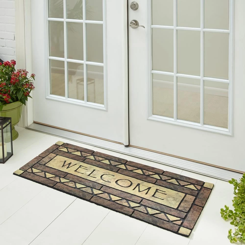 Celtic Rocks Estate Multi 19.5 in. x 47 in. Door Mat by Mohawk Home 4 Celtic Rocks Estate Multi 19.5 in. x 47 in. Door Mat by Mohawk Home - Image 2
