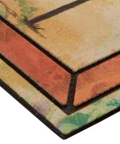 Picture Frame Fresco Palm 18 in. x 30 in. Recycled Rubber Door Mat by Mohawk Home 7 Picture Frame Fresco Palm 18 in. x 30 in. Recycled Rubber Door Mat by Mohawk Home -Mohawk Home Sales multi mohawk home door mats 548018 77 1000