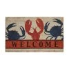 Fresh Nautical Welcome 18 in. x 30 in. Recycled Rubber Door Mat by Mohawk Home -Mohawk Home Sales multi mohawk home door mats 566791 64 1000