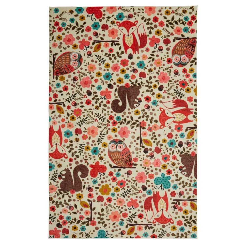 Enchanted Forest Multi 8 ft. x 10 ft. Whimsical Area Rug by Mohawk Home 3 Enchanted Forest Multi 8 ft. x 10 ft. Whimsical Area Rug by Mohawk Home