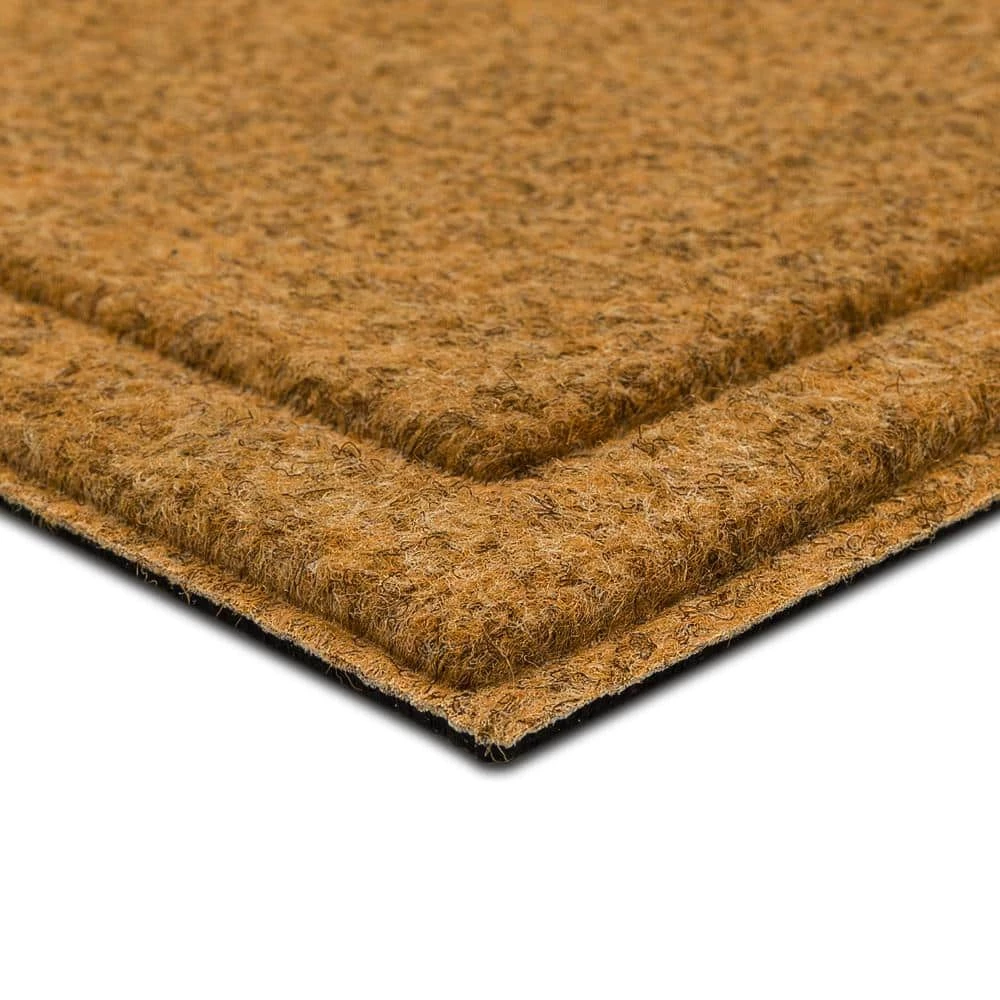 Corner Go Away Natural 18 in. x 30 in. Faux Coir Doormat by Mohawk Home 6 Corner Go Away Natural 18 in. x 30 in. Faux Coir Doormat by Mohawk Home - Image 4