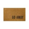 Corner Go Away Natural 18 in. x 30 in. Faux Coir Doormat by Mohawk Home