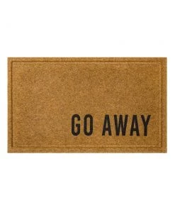 Mohawk Home Sales 13 Corner Go Away Natural 18 in. x 30 in. Faux Coir Doormat by Mohawk Home