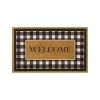 Fall Welcome Check Natural 18 in. x 30 in. Faux Coir Doormat by Mohawk Home 2 Fall Welcome Check Natural 18 in. x 30 in. Faux Coir Doormat by Mohawk Home -Mohawk Home Sales natural mohawk home door mats 755539 64 1000