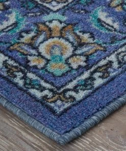 Shenandoah Navy 8 ft. x 10 ft. Oriental Area Rug by Mohawk Home -Mohawk Home Sales navy mohawk home area rugs 020604 77 1000