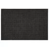 Waffle Grid Impression Onyx 18 in. x 30 in. Recycled Rubber Indoor/Outdoor Door Mat by Mohawk Home -Mohawk Home Sales onyx mohawk home door mats 749071 64 1000